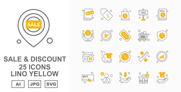 Набор иконок на тему shopping