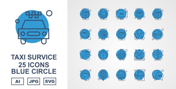 Набор иконок на тему city