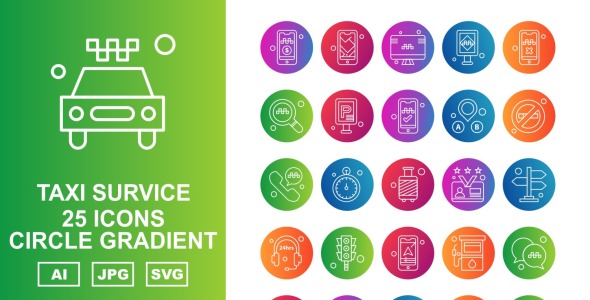 Набор иконок на тему city