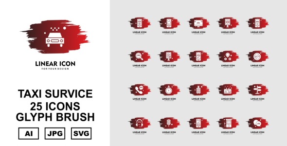 Набор иконок на тему city