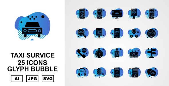 Набор иконок на тему city