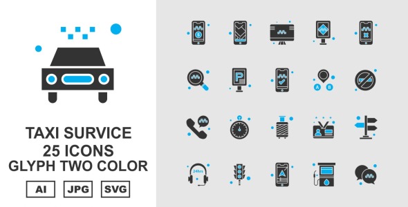 Набор иконок на тему city