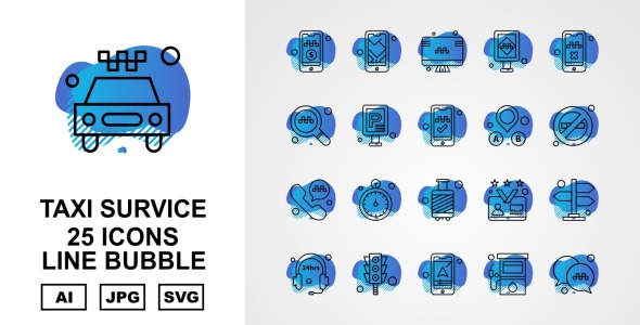 Набор иконок на тему city
