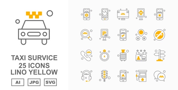 Набор иконок на тему city