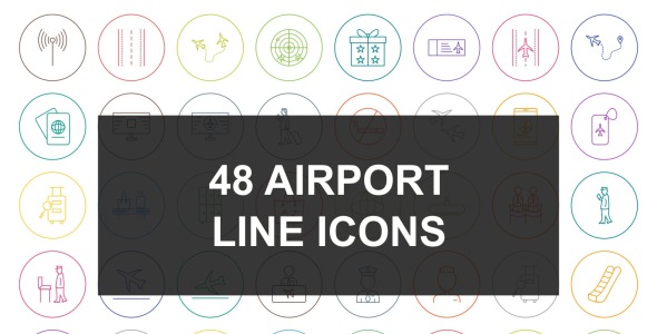 Набор иконок на тему travel