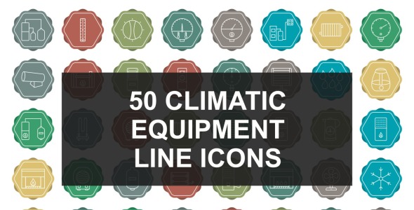 Набор иконок на тему weather