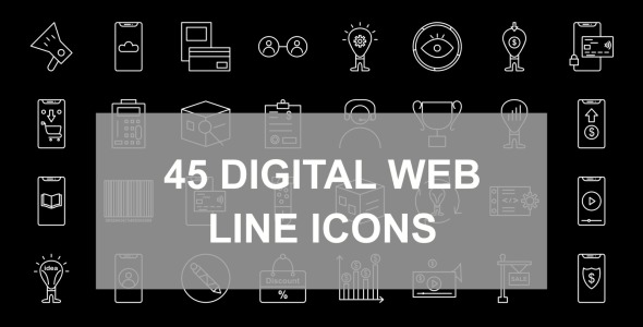 Набор иконок на тему финансы