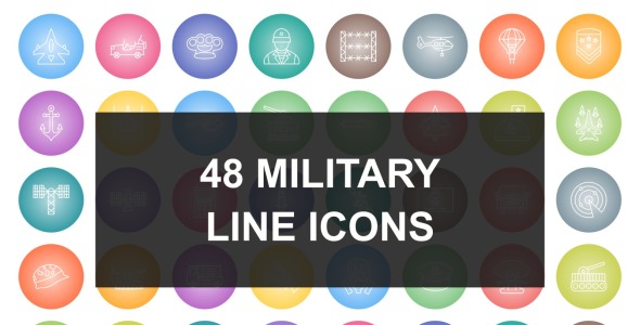 Набор иконок на тему military