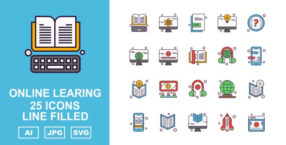 Набор иконок на тему science