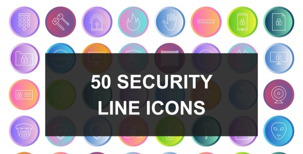 Набор иконок на тему security