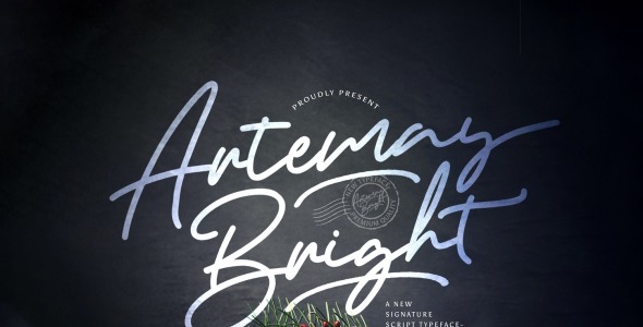 Шрифт на тему графика