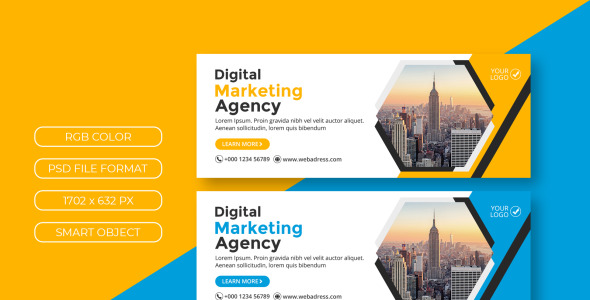 Шаблон для соцсетей на тему графика