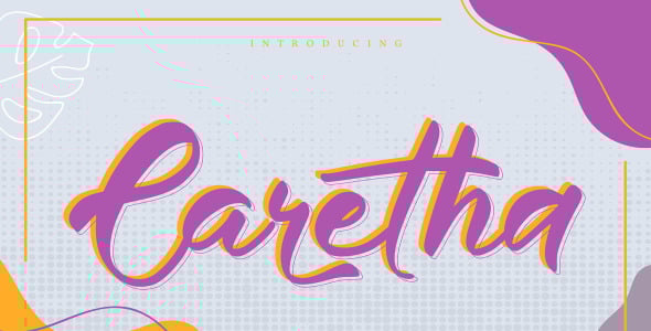 Шрифт на тему графика