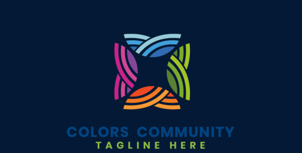 Шаблон логотипа на тему графика