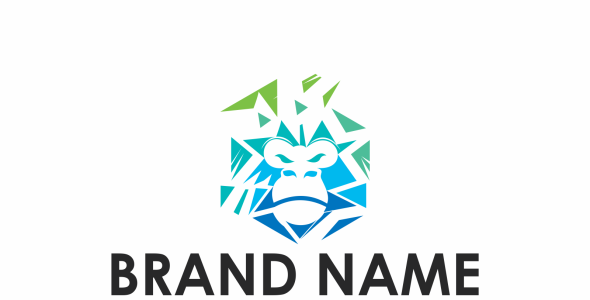 Шаблон логотипа на тему графика