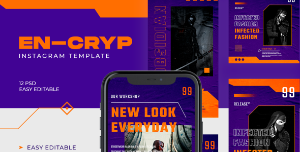 Шаблон для соцсетей на тему графика