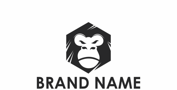 Шаблон логотипа на тему графика