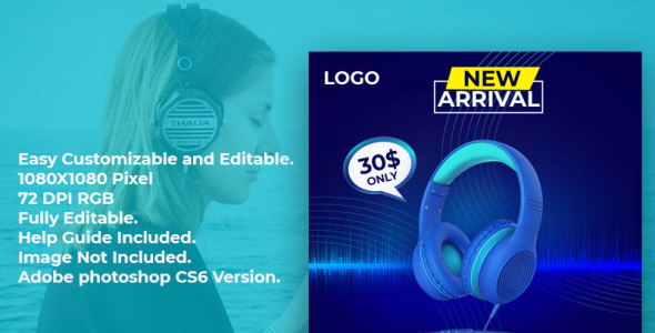 Шаблон для соцсетей на тему графика