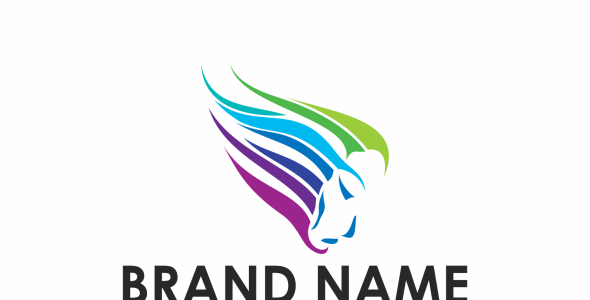 Шаблон логотипа на тему графика