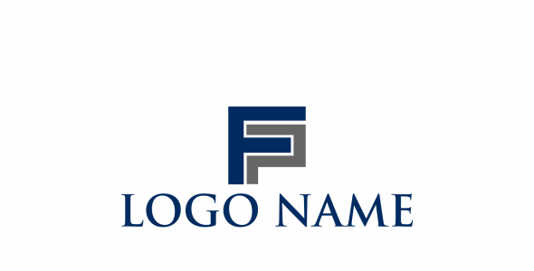 Шаблон логотипа на тему графика