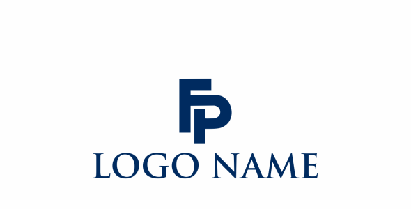 Шаблон логотипа на тему графика