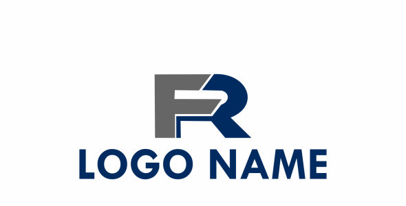 Шаблон логотипа на тему графика