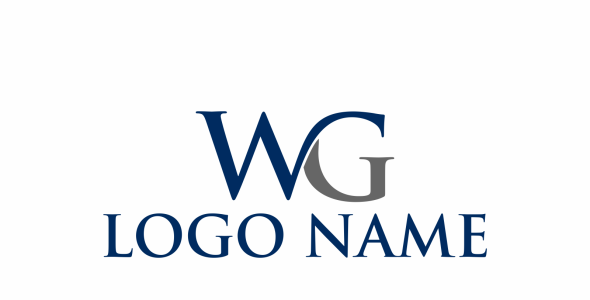 Шаблон логотипа на тему графика