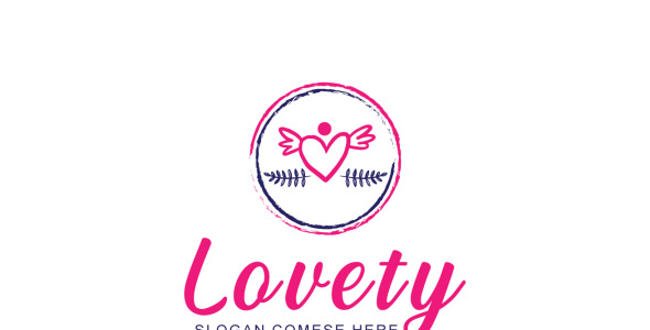 Шаблон логотипа на тему графика