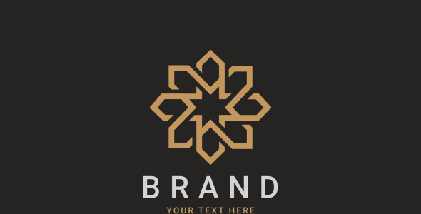 Шаблон логотипа на тему графика