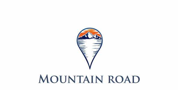 Шаблон логотипа на тему графика