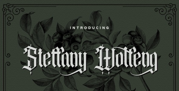 Шрифт на тему графика