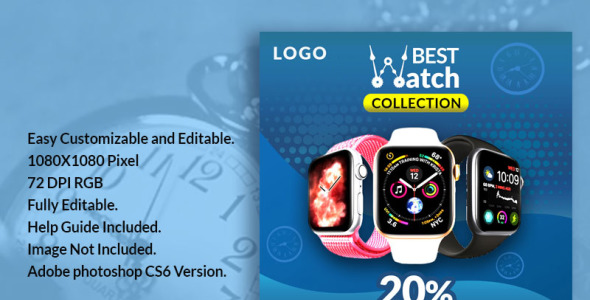 Шаблон для соцсетей на тему графика