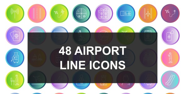 Набор иконок на тему travel