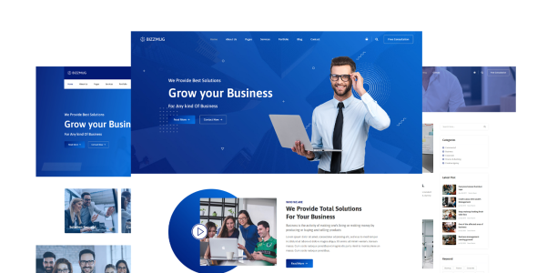 универсальный бизнес html шаблон веб-сайта