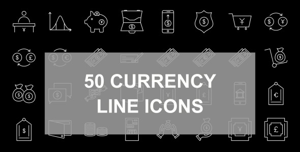 Набор иконок на тему финансы