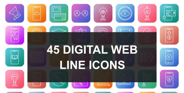 Набор иконок на тему финансы