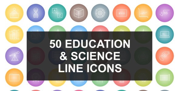 Набор иконок на тему science