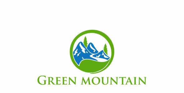 Шаблон логотипа на тему графика