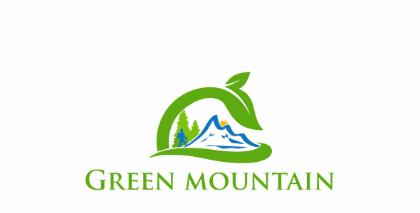 Шаблон логотипа на тему графика