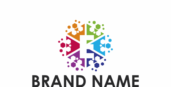 Шаблон логотипа на тему графика