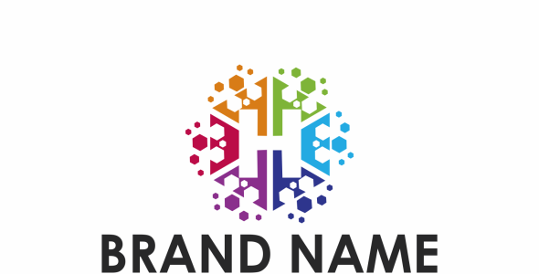 Шаблон логотипа на тему графика