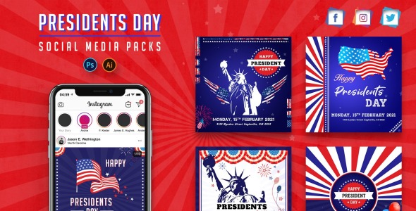 Шаблон для соцсетей на тему графика