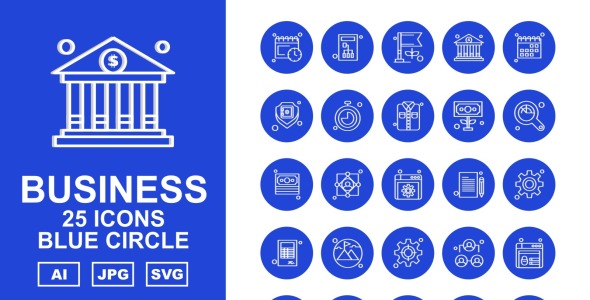 Набор иконок на тему business