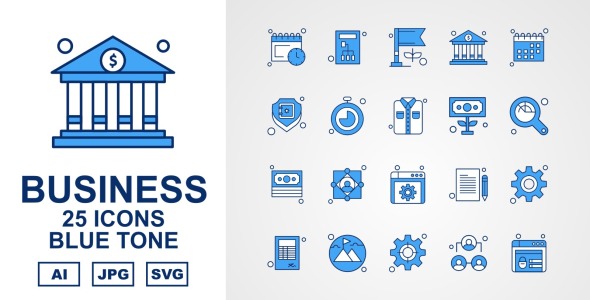 Набор иконок на тему business