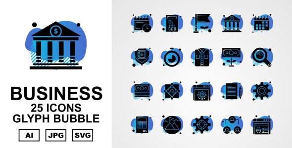 Набор иконок на тему business