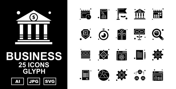 Набор иконок на тему business