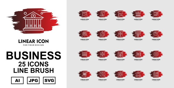 Набор иконок на тему business