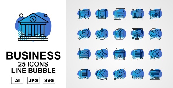 Набор иконок на тему business