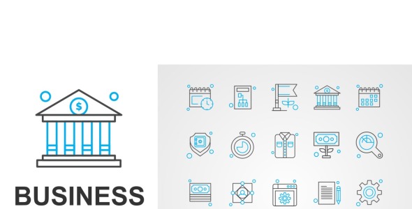 Набор иконок на тему business