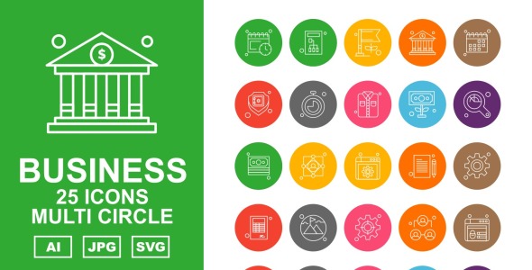 Набор иконок на тему business